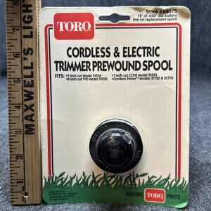 Vtg 1992 NOS Genuine TORO Cordless & Electric Trimmer Prewound Spool Made in USA